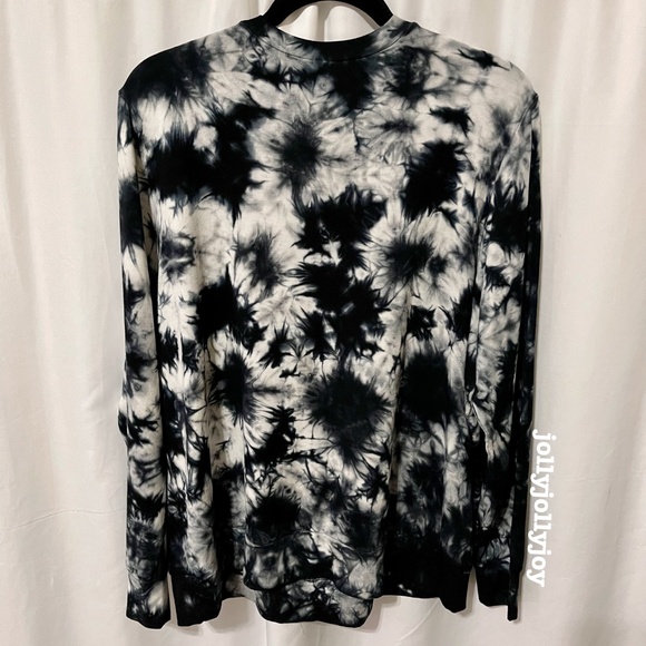 SET: Torrid Dream Fleece Tie Dye Black & White Sleep Sweatshirt/Legging 1X - Picture 5 of 14